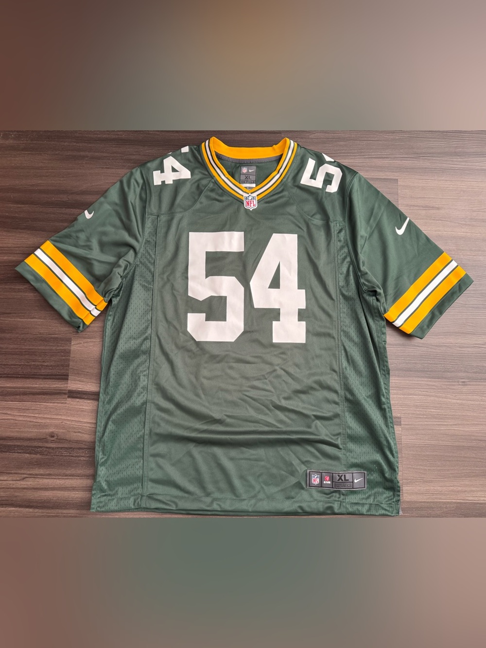 Nike Kamal Martin #54 Green Bay Packers NFL On Field Game Home Jersey Men’s XL